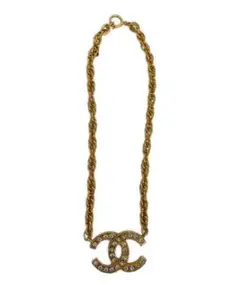 CHANEL ゴールド CCロゴ ネックレス