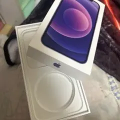 Apple iPhone 12 空き箱 パープル