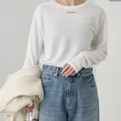 オメカシ　Nowhere Uネック2WAYロンT