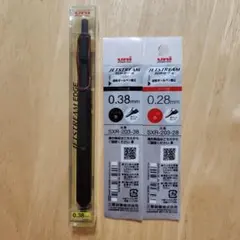 未開封　uni　JETSTREAM EDGE　黒　0.38　ブラックレッド　替芯