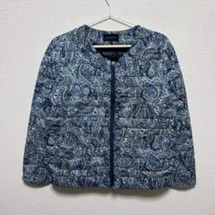 タルボット あったかトップス 青 L ダウン90％ フェザー10％