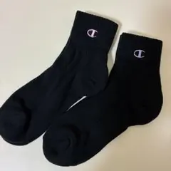 チャンピョン　黒　靴下　未使用　新品