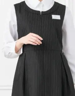 【使用済】マタニティ用事務服（サイズS、ワンピース、前開き）