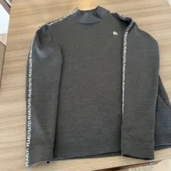 パーリーゲイツ　PEARLY GATES グレー ハイネックシャツ