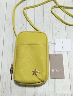 お財布ショルダー スマホショルダー ポーチ ギフト プレゼント イエロー