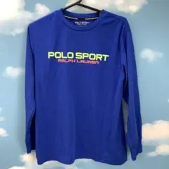 POLO SPORT ロングスリーブ Tシャツ M 青　D
