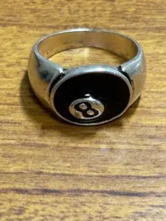 8ボールデザイン シルバーリング