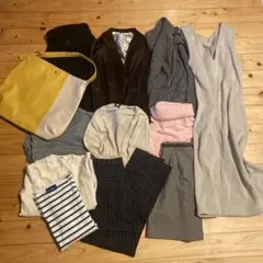 レディース服まとめ売り＊12点　コーデ売り　裏起毛　秋冬　SからM