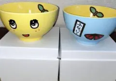 箱付き　未使用　ふなっしー　お茶碗　柄違い２点のサムネイル