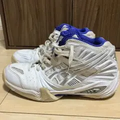 【美品】asics アシックス ゲルバースト スウィープ2 ホワイト 23.5㎝ 美品】asics アシックス ゲルバースト スウィープ2 ホワイト
