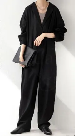 antiquaアンティカ 華奢見え ワイドシルエット オールインワン 人気完売品