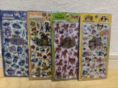 ディズニー プチドロップステッカー 4点セット