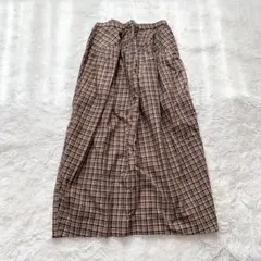 BEARDSLEY タフタギャザースカート ギンガムチェック 23SS 日本