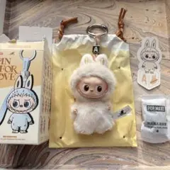 【A】ラブブ ぬいぐるみ イニシャル PIN FOR LOVE 正規品