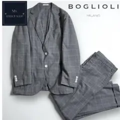 【極美品】 BOGLIOLI ボリオリ 最高級ウール セットアップ