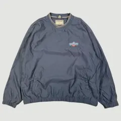 Dunbrooke アメリカ企業物 プルオーバージャケット ネイビーXLサイズ