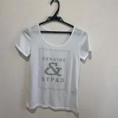 ピンキー&ダイアン　ホワイト Tシャツ 半袖　サイズ38のサムネイル