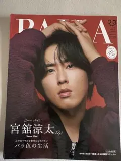 BAILA 2・3月号 宮舘涼太特集
