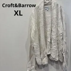 1点もの✨️Croft&Barrow 【XL】アイボリー カーディガン おしゃれ