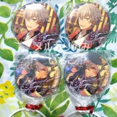 あんスタ 大神晃牙 バラエティ缶バッジ プライズ 4点セット