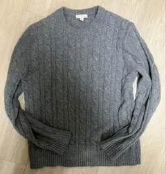【最終値下げ】ＧＡＰ　ケーブルニット　グレーM