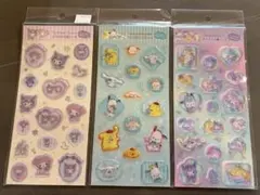 すりガラス風シール サンリオ 正規品 3枚セット