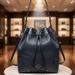 人気✨COACH F35684 巾着 ショルダーバッグ レザー 2way