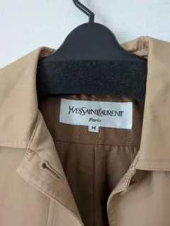希少　イヴサンローラン　コットンロングコート　スプリングコート　ドッキング　薄手 Saint Laurent(サンローラン) コート(レディース) - 海外通販のBUYMA