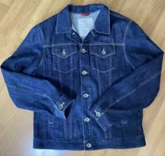 希少　極美品　ブルネロクチネリダークブルーデニムジャケット