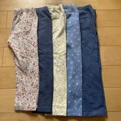ユニクロ レギンス 100サイズ 5本セット【まとめ売り・汚れあり】