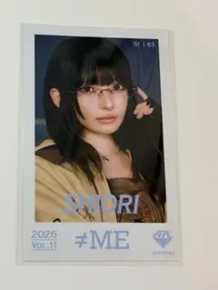 ノイミー≠ME ミニフォトカード vol.11 冨田菜々風 排他的ファイター
