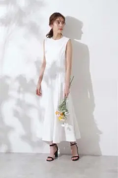 パイピングドレス JILL STUART ホワイト