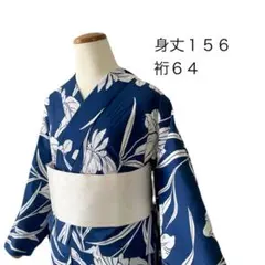 2026年最新】杜若柄の人気アイテム - メルカリ SY-104 浴衣 綿 藍色地