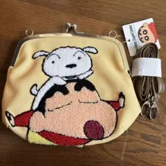 未使用タグ付き クレヨンしんちゃん がま口 ポーチ