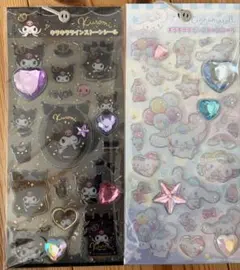 キラキララインストーンシール　サンリオ　シナモロール クロミ　セット