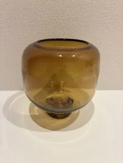 LSA International ガラス製フラワーベース 花瓶 琥珀色 - メルカリ