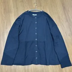 cloudnine ゆったりボタン付きカーディガン 黒