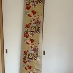 袋帯 金地 御所車 牡丹 華やか