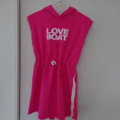 LOVE BOAT フード付きノースリーブワンピース