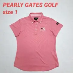 PEARLY GATES レディース ゴルフウェア ピンクカラー size 1のサムネイル