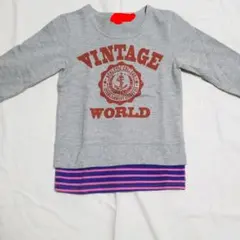 【美品】長袖Tシャツ ∞ 110cm【ユニセックス】