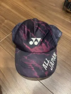 2022年　ヨネックス　インターハイ限定　オールジャパン　ブラック 2022年 ヨネックス インターハイ会場限定 ALLJAPAN キャップ 黒