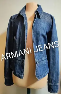 希少』ARMANI JEANS デニムジャケット テーラード38 - メルカリ