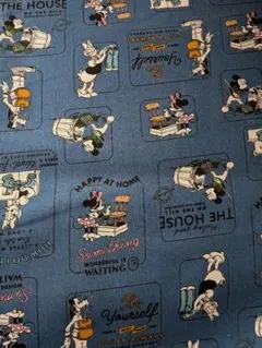 ディズニー オックス生地 約110cm×40cm ミッキー ミニー デイジー