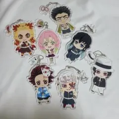 鬼滅の刃 アクリルキーホルダー 8個セット