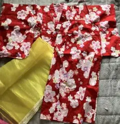 組曲　セパレート浴衣　サイズS へこ帯付きのサムネイル