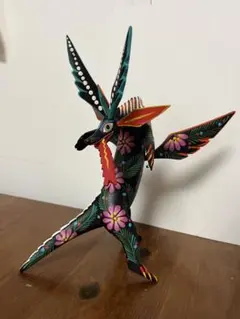 メキシコ伝統工芸 アレブリヘ 黒龍 Taller Manos Magicas メキシコ伝統工芸 アレブリヘ 黒龍 Taller Manos Magicas - メルカリ