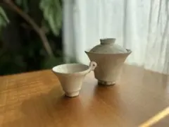 村上直子 蓋付き小どんぶり 粉引き1個 もえぎ1個 - メルカリ