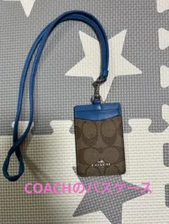 COACH パスケース・定期入れ ブラウン