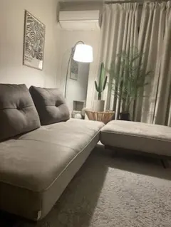 クラッシュゲートアルフレードとオットマンと背もたれ2つの3点セット140000円